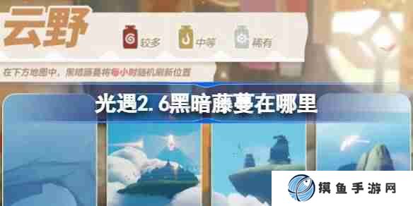 光遇2.6黑暗藤蔓在哪里 光遇2月6日染料位置攻略
